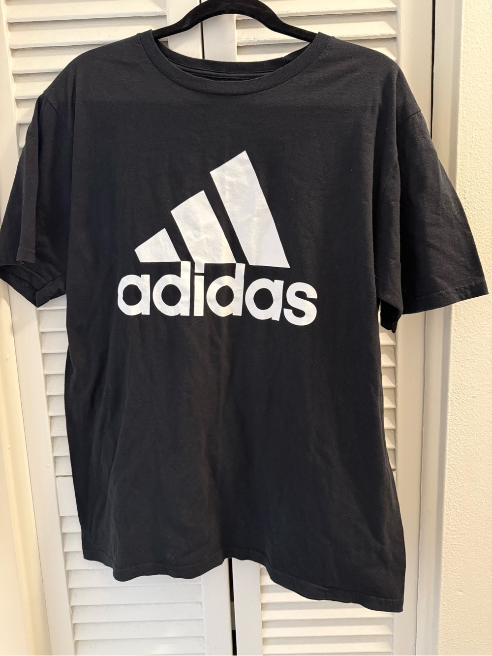 Adidas “The Go To Tee” Black Logo T Shirt